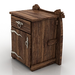 3D Bedside table preview