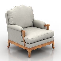 3D Armchair preview