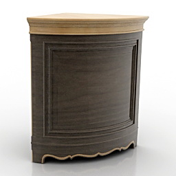 3D Bedside table preview