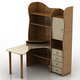 "TURBO Bookcase table bed" - Interior Collection preview