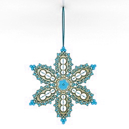 snowflake 3D Model Preview #9256edde
