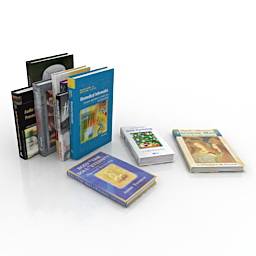 books 3D Model Preview #257e9a20
