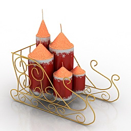 candles 3D Model Preview #27301139