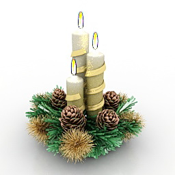 candles 3D Model Preview #c13ea3db