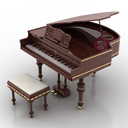 piano cs 3D Model Preview #5ab22b7e