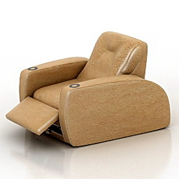 3D Armchair preview