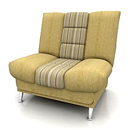 3D Armchair preview