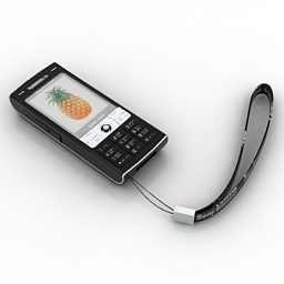 phone sony ericsson w810 3D Model Preview #c348b470