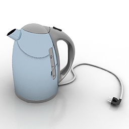 kettle tefal 3D Model Preview #63355bb5