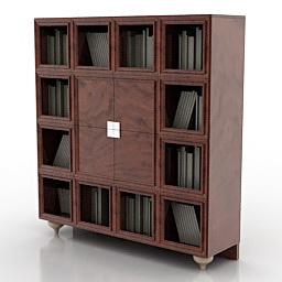3D Bookcase preview