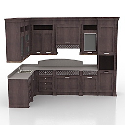 kitchen art deco 3D Model Preview #178366d5