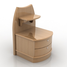 3D Bedside table preview