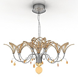 3D Chandelier preview