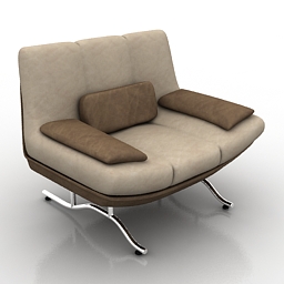 3D Armchair preview