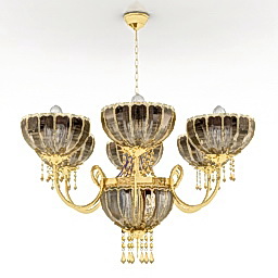 3D Chandelier preview