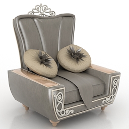 3D Armchair preview