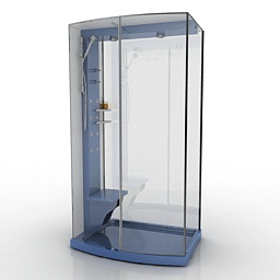 shower cubicle 3D Model Preview #e403d772