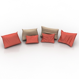 pillows 3D Model Preview #f1db7f22