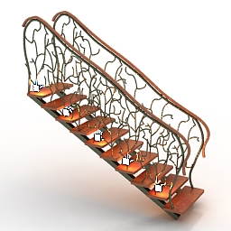 3D Stair preview