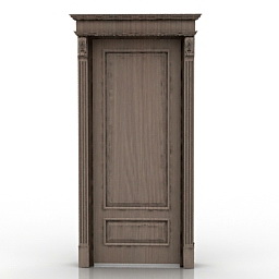 door 3D Model Preview #b9804c0b