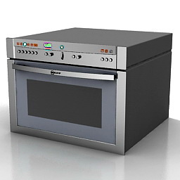 3D Microwave oven preview