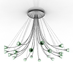 3D Chandelier preview