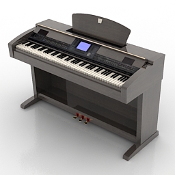 piano yamaha cvp-503 3D Model Preview #5bbc78fc