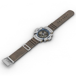 watch casio g-shock wristwatches 3D Model Preview #9609a97e