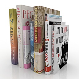 books 3D Model Preview #0bec256b