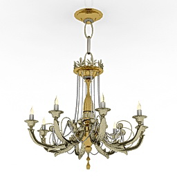 3D Chandelier preview
