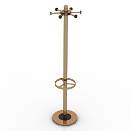 hanger zack garderobe abilio edelstahl 3D Model Preview #b0f0c272