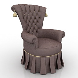 3D Armchair preview
