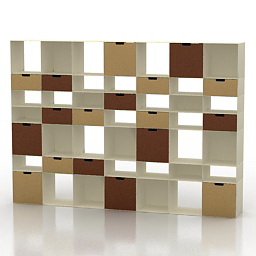 3D Bookcase preview