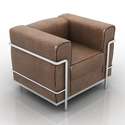 3D Armchair preview