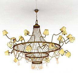 3D Chandelier preview