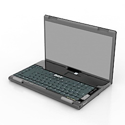 notebook acer 3D Model Preview #b0e47078
