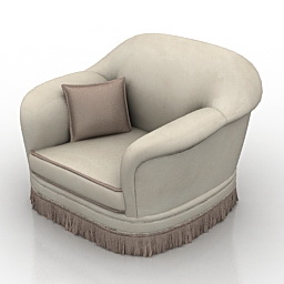 3D Armchair preview
