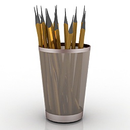 pencils 3D Model Preview #0b8c1682