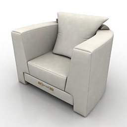 3D Armchair preview