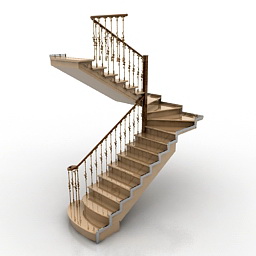 3D Stairs preview