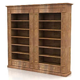 3D Bookcase preview