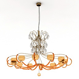 3D Chandelier preview
