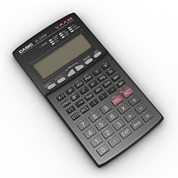calculator casio fx-350w 3D Model Preview #8f44b609