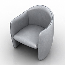 3D Armchair preview