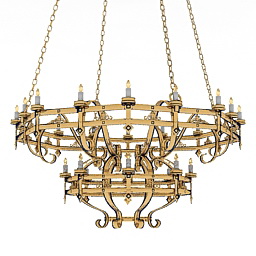 3D Chandelier preview