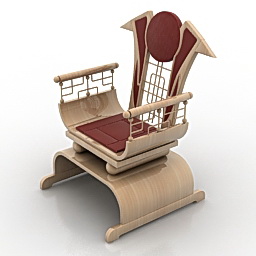 3D Armchair preview