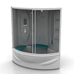 shower flexa 3D Model Preview #f35dacd1