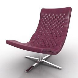 3D Armchair preview