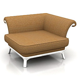 3D Armchair preview