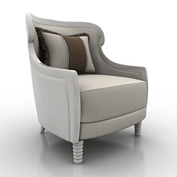 3D Armchair preview